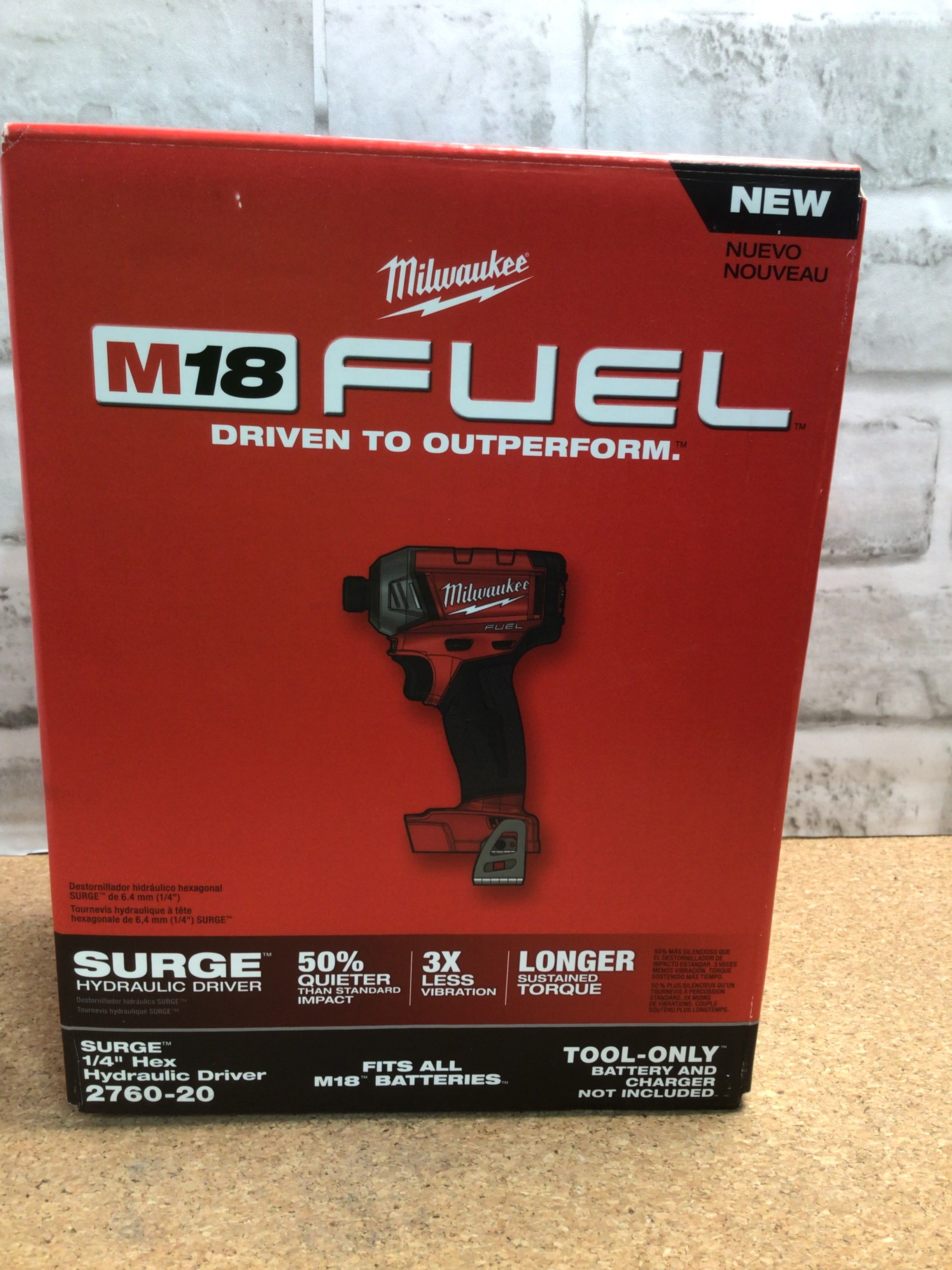 Milwaukee ELEC TOOL 2760-20 M18 Fuel Hex Hydraulic Driver, 1/4" (7922091491566)